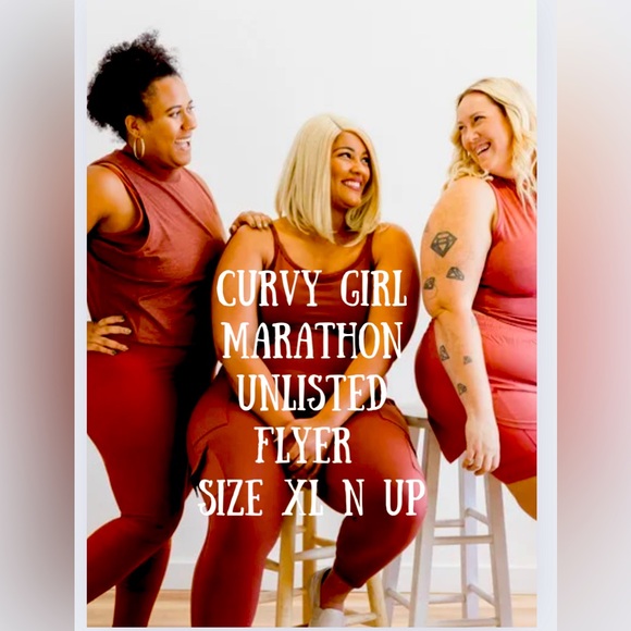 various Other - Curvy girl marathon unlisted flyer size xl n up